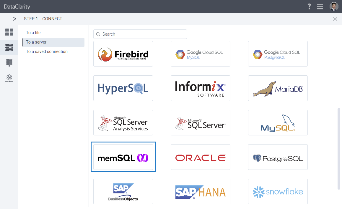 Support MemSQL as a data connection